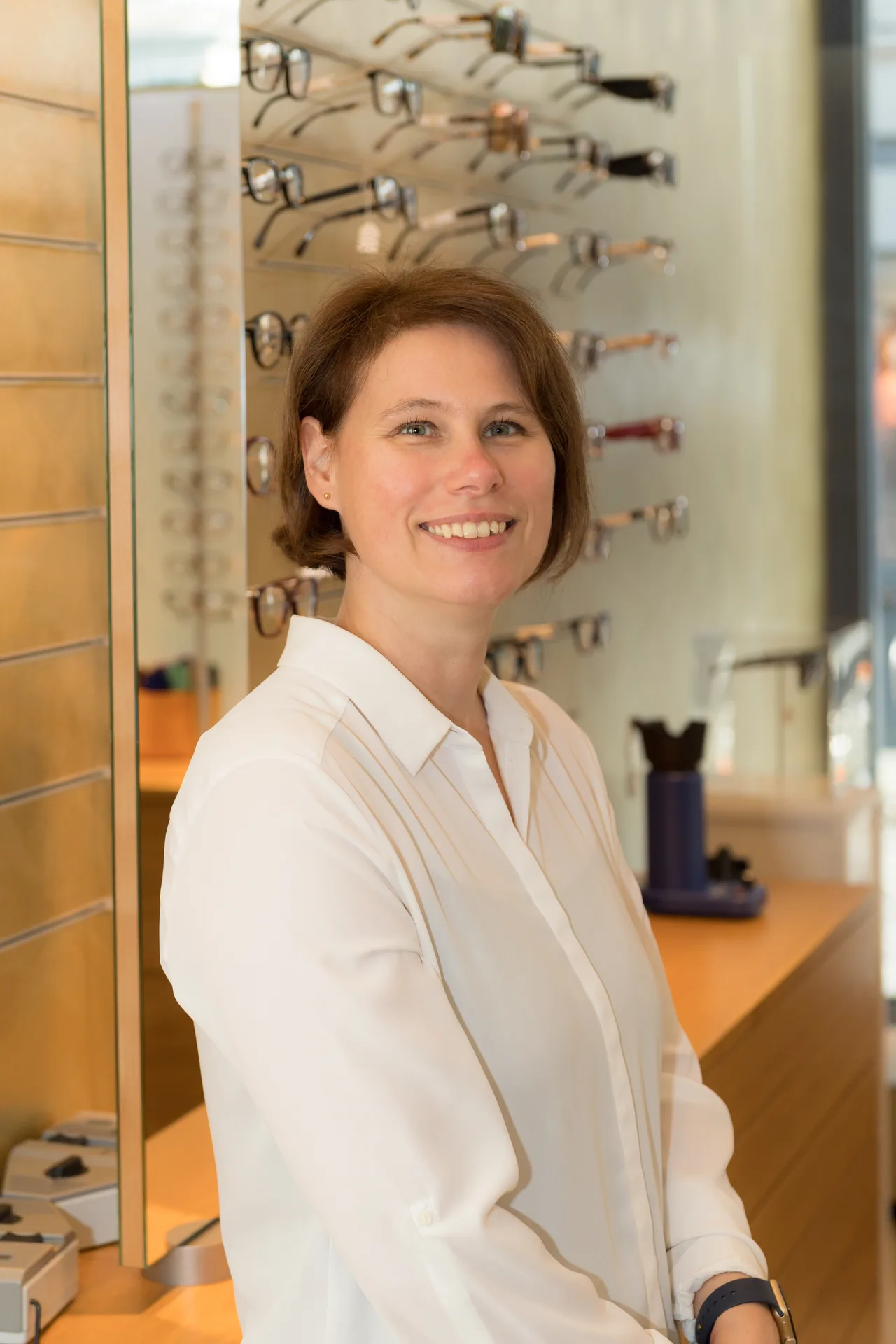 Daniela Kupferschmidt, Geschäftsführerin von Optiker Carl Müller