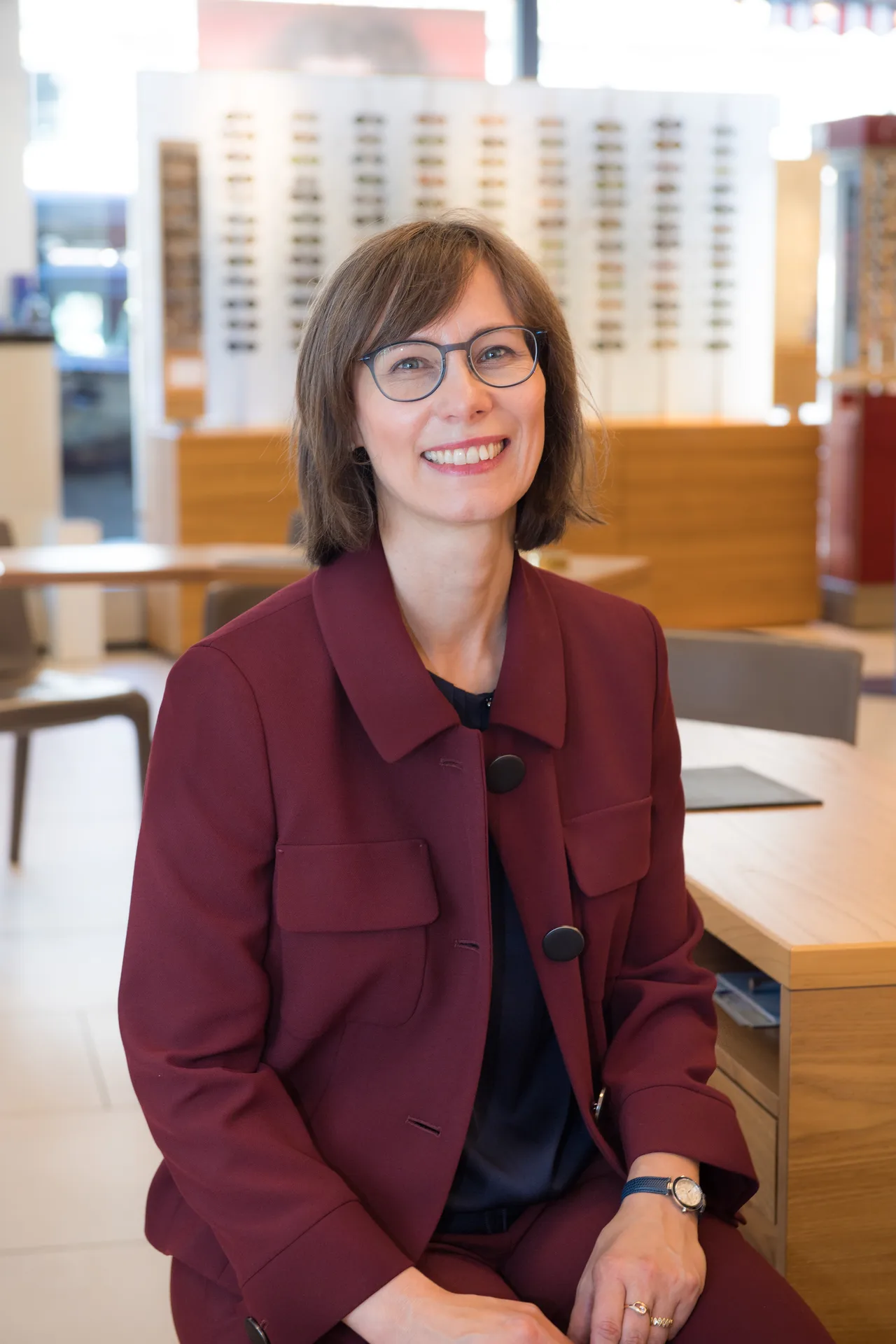 Patricia Kupferschmidt, Augenoptikermeisterin bei Optiker Carl Müller